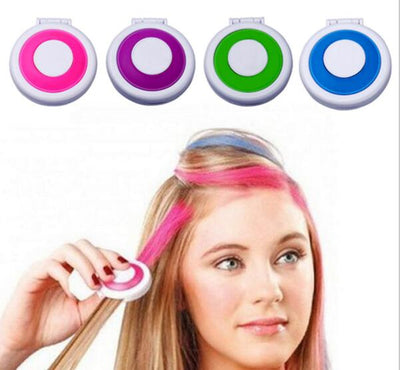 4pcs Colored Temporary Hair Chalk
