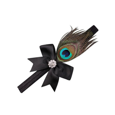 Hair Band Accessories Crystal Peacock Feathers 's Hair Band Girl's Headwear Princess Crystal Pearl Hairband #LSN