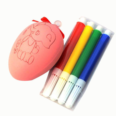 Easter eggs 4 watercolor pen Educaitonal toys for children Water Color Pen Kids DIY Painting Color Easter Egg Drawing Toys