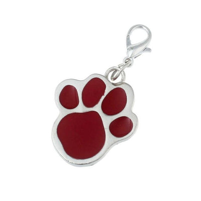 Pet Accessories Popular Footprints Puppy Rhinestone Pendant Lovely Pet Jewelry Free Shipping