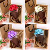 7pcs artificial flowers for wedding roses Scented Rose Flower Petal Bath Body Soap Wedding Party Gift flores de papel