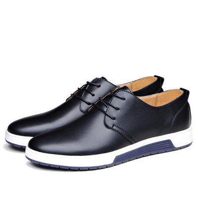 Hot Sale New Casual Shoes Men Fashion Leather Shoes Mens Spring Autumn Men's Flats Oxfords Genuine Leather Man Shoes Driving