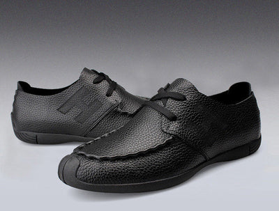 Merkmak Genuine Leather Men Shoes Autumn Male Casual Shoes New 2017 Fashion Leather Shoes Loafers Men's shoes Flats zapatillas