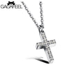 GAGAFEEL Cross Pendant Necklace For Women Men Jewelry Stainless Steel Pendants Necklaces Religious Silver Gold Bless Lucky Gift