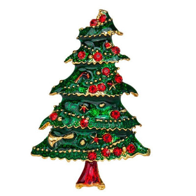 Christmas Brooches XMAS Tree Pin Snowman Brooch Jewelry Christmas tree Brooch Nice accessories suitable apparel #45