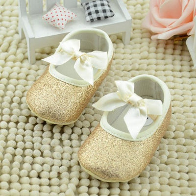 2017 Special Offer Real Solid Glitter Baby Girl Shoes Sneaker Anti-slip Princess Soft Sole Toddler First Walkers High Quality