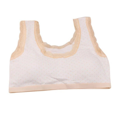 Baby Girl Training Bras for 10-14Y Solid kids Lace Bras Teenage Girls Underwear Bra Children Underclothes Priness Sport Undies