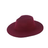 Unisex Retro Woolen Hat Jazz Hat Sunhat Bowler Caps with Floppy Brim