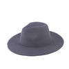 Unisex Retro Woolen Hat Jazz Hat Sunhat Bowler Caps with Floppy Brim