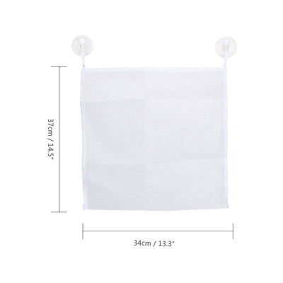 Folding Bathroom Hanging Mesh Children Bath Baby Toy Storage Bag Net Suction Cup Baskets Shower Toy Organizer Bags Toys Tidy Bag