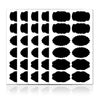 ABEDOE Black Chalkboard Labels Waterproof Sticker Sticky Note Label for Canisters Bottles Cups Bins Jars Flowerpot Refrigerator