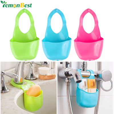 Home Kitchen Organizer Sink Hanging Strainer Basket Sponge Holder Storage Gadget Rack Soap Shelf Basket Kitchen Accessories Tool
