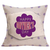 Happy Mother's Day Sofa Bed Home Decoration Festival Pillow Case Cushion Cover