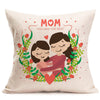 Happy Mother's Day Sofa Bed Home Decoration Festival Pillow Case Cushion Cover