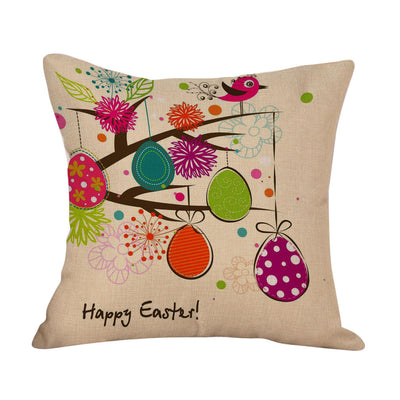 Easter Sofa Bed Home Decoration Festival Pillow Case Cushion Cover