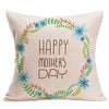 Happy Mother's Day Sofa Bed Home Decoration Festival Pillow Case Cushion Cover