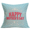 Happy Mother's Day Sofa Bed Home Decoration Festival Pillow Case Cushion Cover