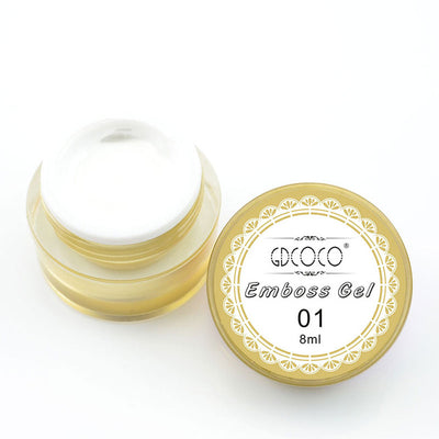 GDCOCO Emboss 3D 4D Painting Gel 8ml CANNI Hot Nail Art High Quality Salon Manicure 12 Color UV LED Line Drawing Painting UV Gel