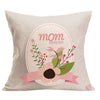 Happy Mother's Day Sofa Bed Home Decoration Festival Pillow Case Cushion Cover