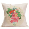 Happy Mother's Day Sofa Bed Home Decoration Festival Pillow Case Cushion Cover