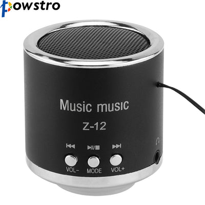 Black Portable Mini Speaker Rechargeable Digital Music FM Radio MP3/4 Player USB Disk Support Aluminum Alloy CE approved