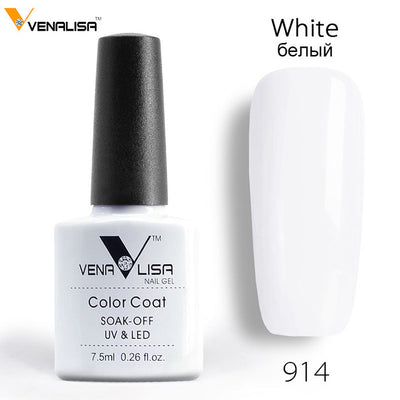 VENALISA Organic Nail Gel Polish 60 Color 7.5ml CANNI Nail Art SPA Salon DIY Soak off UV LED Odorless Enamal Gel Nail Varnish