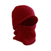 Winter Warm Mask Hat Windproof Knitted Hat Visor Beanie Neck Warmer Hat for Men Women