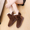 Bowknot Warm Women Flats Shoes Snow Women Boots Autumn Winter Shoes Fashion