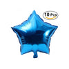 10pcs 18 inch Five-Point Star Foil Balloon Party Mylar Balloons for Valentin's Day Wedding Birthday Party Decoration