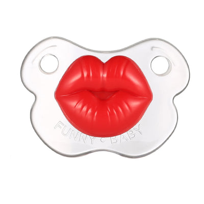 Funny Kissable Pacifier Silicone Pacifier BPA Free for Baby Infant Newborn