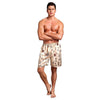 Summer 2018 Men's Satin Silk Pijama Shorts Casual Loose Sleepwear Soft Boxer Underwear Solid Nightwear Underpants pyjama homme