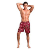 Summer 2018 Men's Satin Silk Pijama Shorts Casual Loose Sleepwear Soft Boxer Underwear Solid Nightwear Underpants pyjama homme