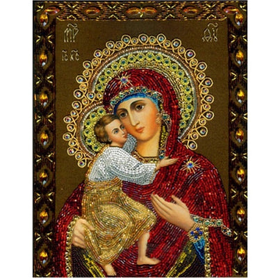 30*40CM 5D DIY Religious Diamond Embroidery Painting Home Bedroom Decoration Mosaic Beadwork Pictures Rhinestones Cross Stitch