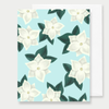 Blue Magnolias - A2 Greeting Card
