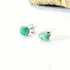 Green Aventurine Stud Earrings