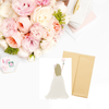 Blonde Wedding Bride - A2 Greeting Card