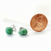Green Aventurine Stud Earrings