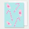Candy Canes - A2 Greeting Card