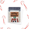 Doorstep Christmas Gift Greeting Card
