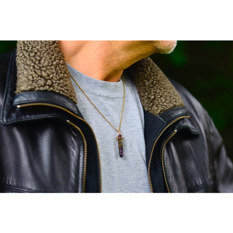 Aura Quartz Necklace