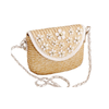 Daisy Straw Crossbody Bag