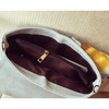 Womens Faux Leather Envelope Clutch Bag