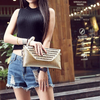 Party Envelope Gold Clutch Bag