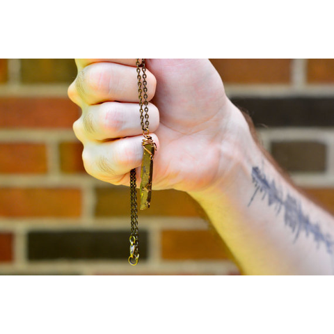 Gold Quarz Necklace