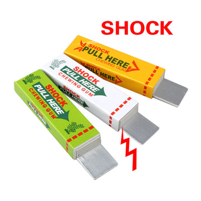 Electric Shock Joke Chewing Gum Pull Head Shocking Toy Gift Gadget Prank Trick Gag Funny