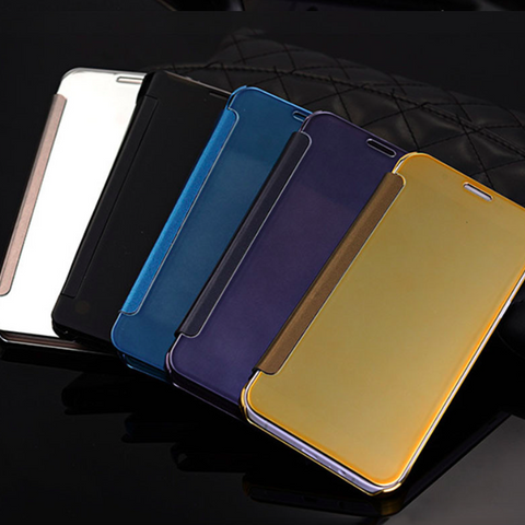 Flip Mirror Case For Samsung Galaxy Models