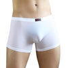 2017 Hot Sale Sexy Men Boxers Solid 6 Colors Underwear Shorts Pouch Soft Underpants Plus Size Panties Fat Trunk Male