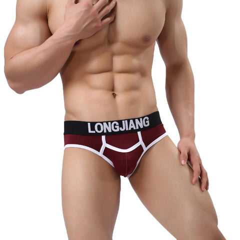 Fashion Men sexy underwea hombre men's briefs calzoncillos modal man underpants Black 7 Colors triangle pants shorts men