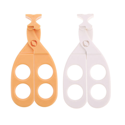Baby Food Scissors Blister Card Packaging Crush Professional Plastic Baby Food Supplement Scissors