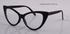 ROYAL GIRL Hot New Transparent Cat Eye Glasses Women Sexy Eyeglasses Fashion Optical ClearLens Glasses ss222